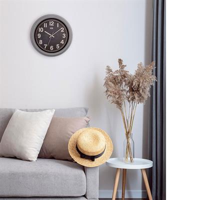 Auris Duvar Saati Gri