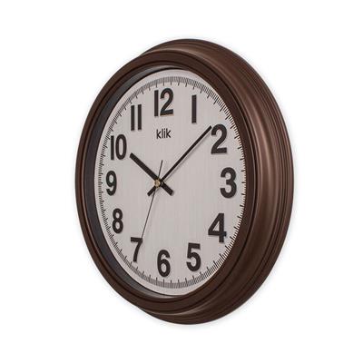 Auris Duvar Saati Kahverengi