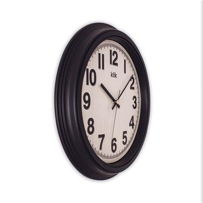 Auris Duvar Saati Siyah