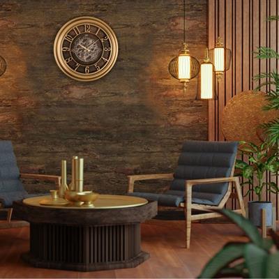 Babil Astro Dekoratif Büyük Boy Duvar Saati