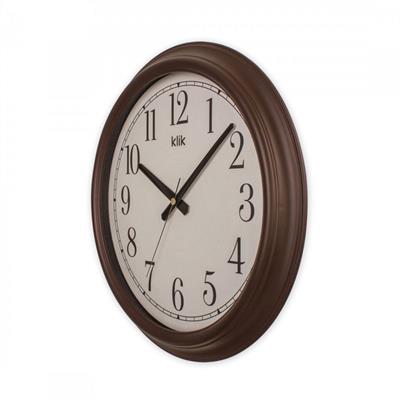 Beta Kahverengi Klasik Duvar Saati 38 cm