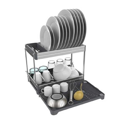 Bianca Katlanabilir 2 Katlı Alüminyum Bulaşıklık