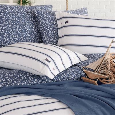 Blue Marine Çift Kişilik Nevresimli Pike Takımı Breezy İndigo