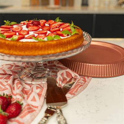 Brioni Diamond 30 cm Tart Kalıbı Rose