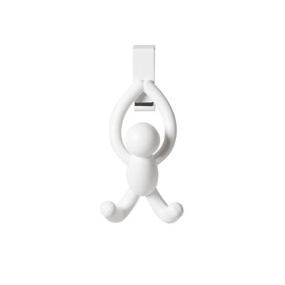 Buddy Dolap Üstü 2Li Set Kanca Beyaz Renk 13x8 cm