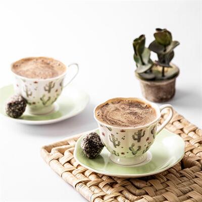 Cactus 6lı Türk Kahvesi Fincanı
