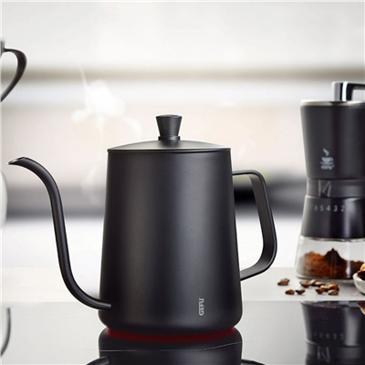 Cınero Yüksek Kaliteli Paslanmaz Çelik Kettle 500 Ml Siyah