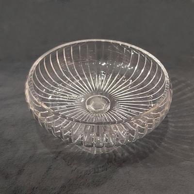 Çizgi Desen Cam Ayaklı Kase 26 cm
