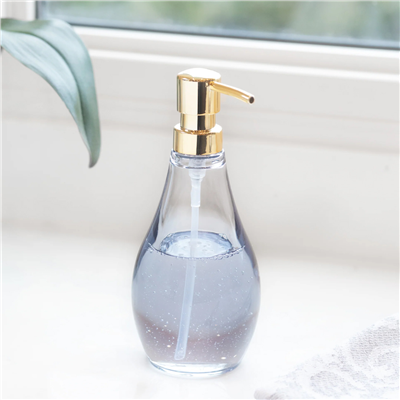Damla Sıvı Sabunluk 280 ml Gold Renk Pompalı