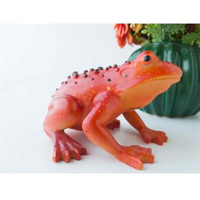Dekoratif Kurbağa Kırmızı 13 cm