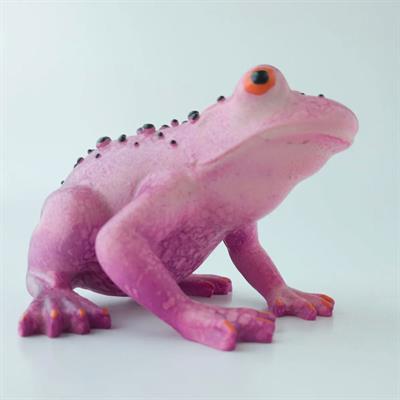 Dekoratif Kurbağa Pembe 13 cm