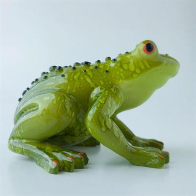 Dekoratif Kurbağa Yeşil 13 cm