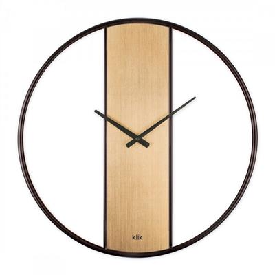 Demre Gold Minimalist Tasarım Metal Duvar Saati