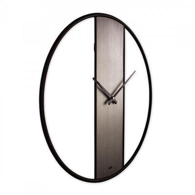 Demre Gümüş Minimalist Tasarım Metal Duvar Saati