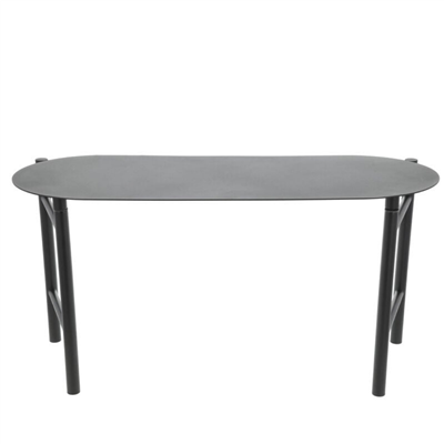Disc Bench Siyah Çelik 90x33x45 cm