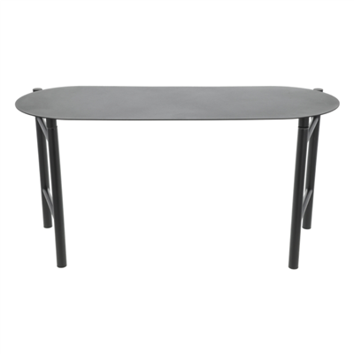 Disc Bench Siyah Çelik 90x33x45 cm