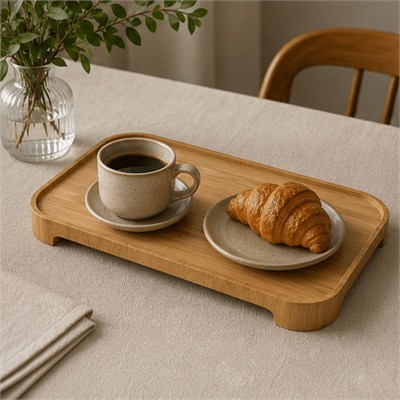 Doğal Söğüt Ağacı Sunum Tahtası L 45x27 cm