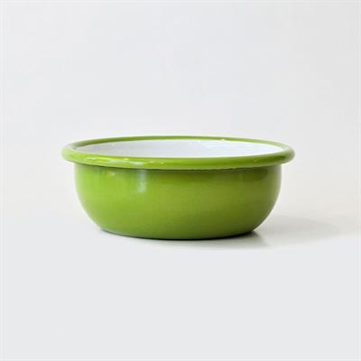 Emayra Emaye Kase 12 cm | Fıstık Yeşil İç Beyaz