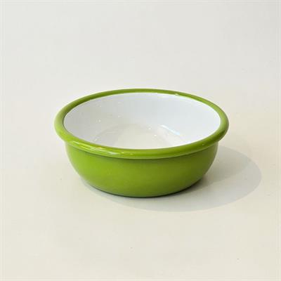 Emayra Emaye Kase 12 cm | Fıstık Yeşil İç Beyaz