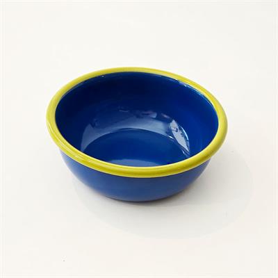 Emayra Emaye Kase 12 cm | Kobalt Kordon Fıstık Yeşil 