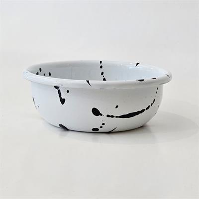 Emayra Emaye Kase 12 cm | Sıçratma Beyaz