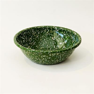 Emayra Emaye Salata Kasesi 20 cm | Serpme Desen Yeşil