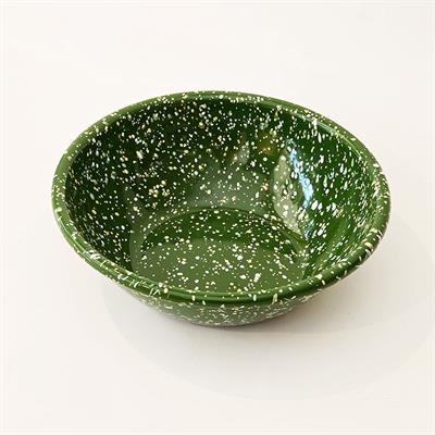 Emayra Emaye Salata Kasesi 20 cm | Serpme Desen Yeşil