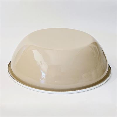 Emaye 32 cm Kase Bej