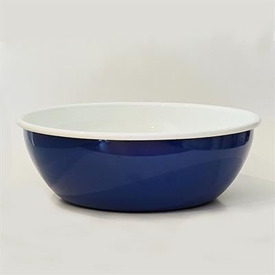 Emaye 32 cm Kase Lacivert