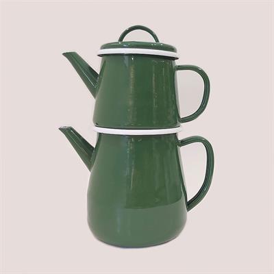 Emaye Çaydanlık Yeşil