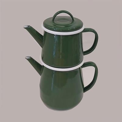 Emaye Çaydanlık Yeşil