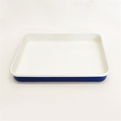 Emaye Dikdörtgen Fırın Tepsisi Kobalt 25x35x5 cm