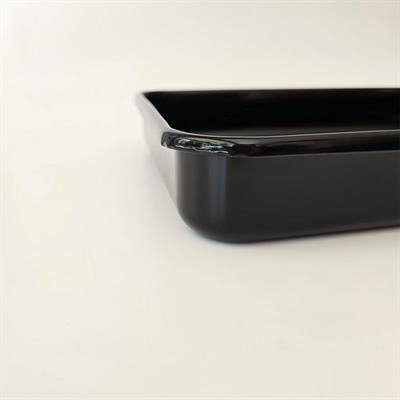 Emayra Emaye Dikdörtgen Fırın Tepsisi 25x35x5 cm | Siyah