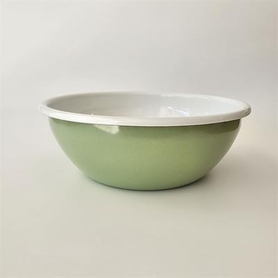 Emaye Kase 26 cm Nil Yeşili