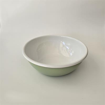 Emaye Kase 26 cm Nil Yeşili