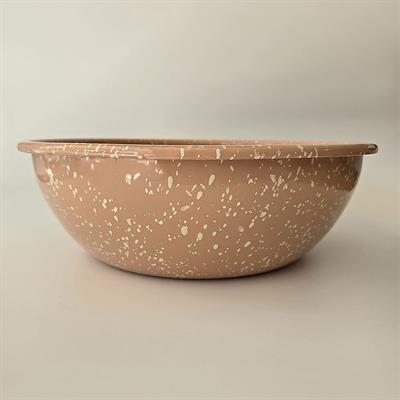 Emaye Kase Serpme Desen Pudra 32 cm