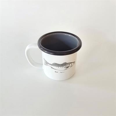 Emayra Emaye Kupa 250 ml | Balık Desenli