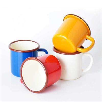 Emaye Kupa Kırmızı