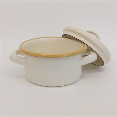 Emaye Mini Tencere 12 cm Bal