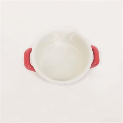 Emaye Mini Tencere 12 cm Kırmızı
