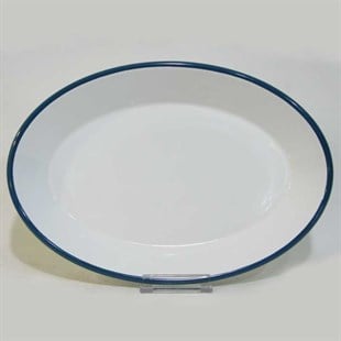 Emaye Oval İskender Tabağı Petrol Yeşili