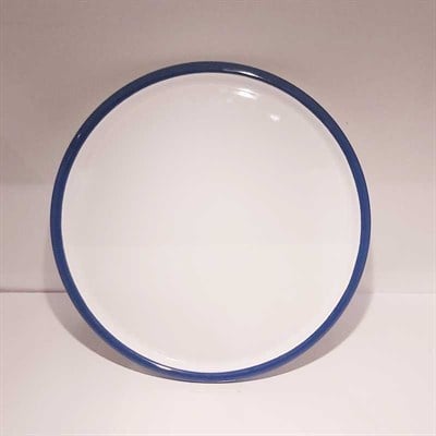 Emaye Pizza Tabağı 28 cm Lacivert