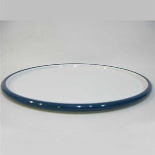 Emaye Pizza Tabağı 28 cm Petrol Yeşili