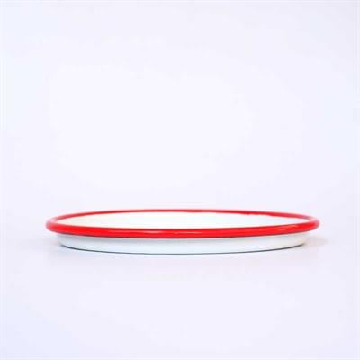 Emaye Pizza Tepsisi 22 No Kırmızı