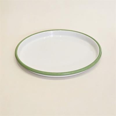 Emaye Pizza Tepsisi 22 No Nil Yeşili