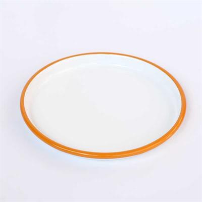 Emaye Pizza Tepsisi 22 No Oksit Sarı