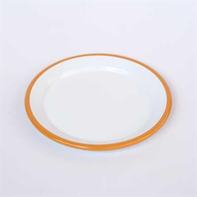 Emaye Servis Tabağı 25 cm Oksit Sarı