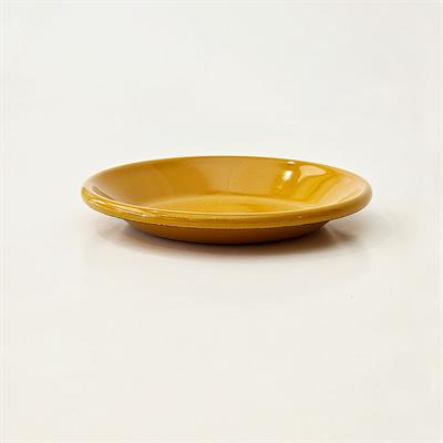 Emaye Tabak 12 cm Altın Sarı
