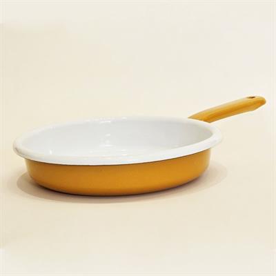 Emaye Tava 20 cm Altın Sarı