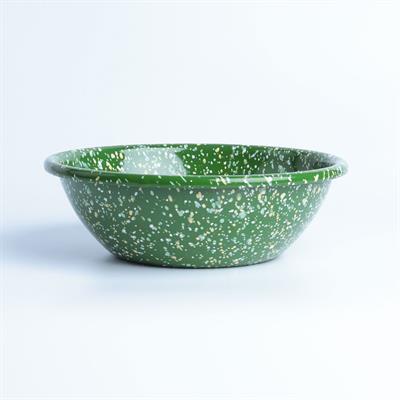 Emayra Emaye Salata Kasesi 20 cm | Serpme Desen Yeşil